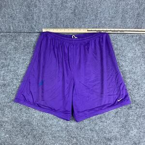 Nike Team Shorts Mens Size XL Purple Mesh Athletic Lightweight Breathable Gym